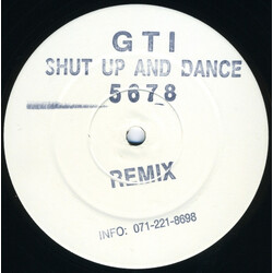 Shut Up & Dance 5 6 7 8 Remix USED VINYL 12INCH WHITE LABEL