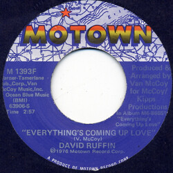 David Ruffin Everything's Coming Up Love / No Matter Where USED VINYL 7INCH 45 RPM