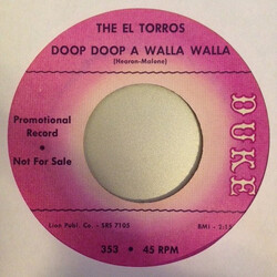 The El Torros Doop Doop A Walla Walla / Mama's Cookin' USED VINYL 7INCH 45 RPM PROMO
