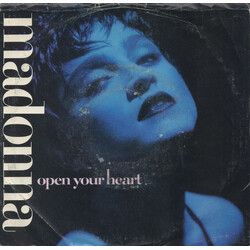 Madonna Open Your Heart USED VINYL 7INCH 45 RPM SINGLE STYRENE STEREO