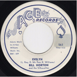 Bill Horton (3) / The Silhouettes Evelyn / Never Will Part USED VINYL 7INCH 45 RPM