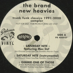 The Brand New Heavies Trunk Funk Classics 1991-2000 Sampler USED VINYL 12INCH 33 S RPM PROMO SAMPLER