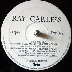 Ray Carless My Mama Told Me So / Tarantula Walk USED VINYL 12INCH 33 S RPM