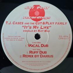 TJ Cases / The Cut & Play Family It's My Life Vinyl 12" USED