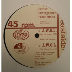 British Underground Productions A.W.O.L. USED VINYL 12INCH 45 RPM STEREO