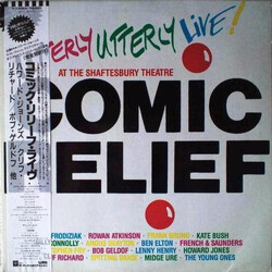 Various Comic Relief Presents Utterly Utterly Live Vinyl LP USED