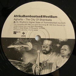 Afrika Bambaataa / WestBam / I.F.O. Agharta - The City Of Shamballa USED VINYL 12INCH PROMO