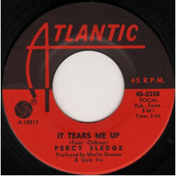 Percy Sledge It Tears Me Up / Heart Of A Child USED VINYL 7INCH 45 RPM SINGLE