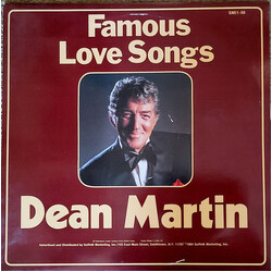 Dean Martin Famous Love Songs Vinyl LP USED
