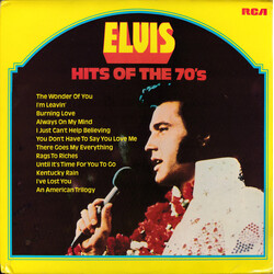 Elvis Presley Hits Of The 70's Vinyl LP USED