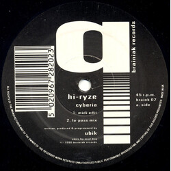 Hi-Ryze Cyberia / After The Flood USED VINYL 12INCH 45 RPM