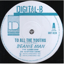 Beenie Man To All The Youth USED VINYL 12INCH 45 RPM