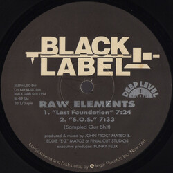 Mateo & Matos Raw Elements USED VINYL 12INCH 33 S RPM