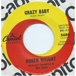 Ruben Wright Crazy Baby / Everybody Needs Somebody USED VINYL 7INCH 45 RPM SINGLE