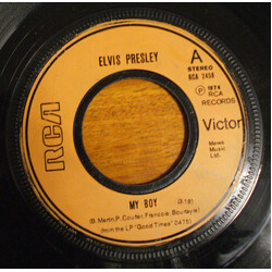 Elvis Presley My Boy USED VINYL 7INCH 45 RPM STEREO