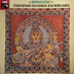 Yehudi Menuhin / Ravi Shankar / Jean-Pierre Rampal / Martine Géliot Improvisations Vinyl LP USED