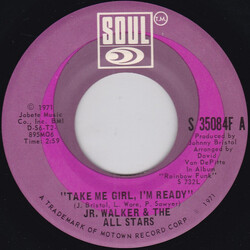 Junior Walker & The All Stars Take Me Girl, I'm Ready / Right On Brothers And Sisters USED VINYL 7INCH 45 RPM SINGLE