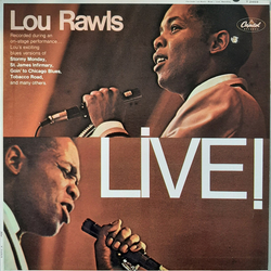 Lou Rawls Live! Vinyl LP USED