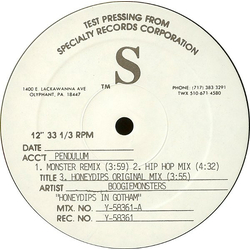 Boogiemonsters Honeydips In Gotham Vinyl 12" USED