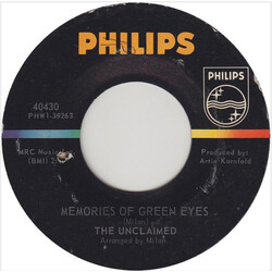 The Unclaimed (2) Memories Of Green Eyes USED VINYL 7INCH 45 RPM