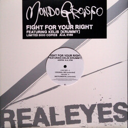 Mondo Grosso Fight For Your Right USED VINYL 12INCH LIMITED EDITION