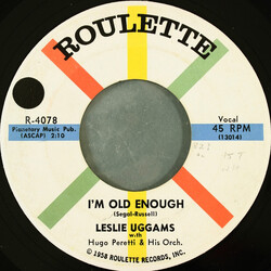 Leslie Uggams I'm Old Enough USED VINYL 7INCH 45 RPM SINGLE