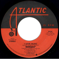 Montana I Love Music USED VINYL 7INCH 45 RPM