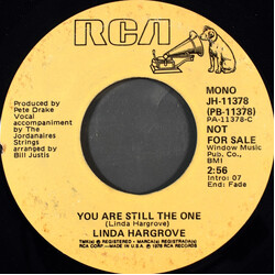 Linda Hargrove You Are Still The One USED VINYL 7INCH 45 RPM PROMO STYRENE STEREO MONO