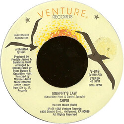 Cheri Murphy's Law USED VINYL 7INCH 45 RPM SINGLE STEREO
