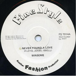 Winsome Never Found A Love Vinyl 12" USED