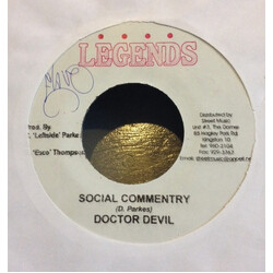 Dr. Evil (5) / Wayne Marshall Social Commentry / Forget Them USED VINYL 7INCH 45 RPM