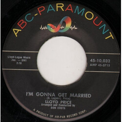 Lloyd Price I'm Gonna Get Married USED VINYL 7INCH 45 RPM SINGLE