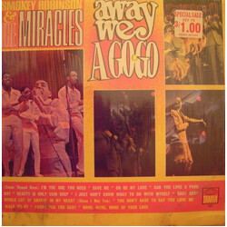The Miracles Away We A Go-Go Vinyl LP USED