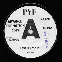 The Kytes Frosted Panes USED VINYL 7INCH 45 RPM SINGLE PROMO