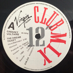Cabaret Voltaire The Dream Ticket USED VINYL 12INCH 45 RPM SINGLE