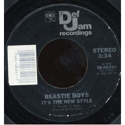 Beastie Boys It's The New Style / Paul Revere USED VINYL 7INCH 45 RPM SINGLE STYRENE STEREO