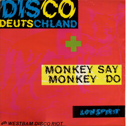 WestBam Disco Deutschland + Monkey Say Monkey Do USED VINYL 12INCH 45 RPM MAXI-SINGLE