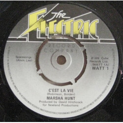 Marsha Hunt C'est La Vie USED VINYL 7INCH 45 RPM SINGLE