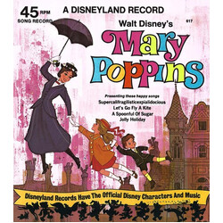 Robert B. Sherman / Richard M. Sherman Walt Disney's Mary Poppins USED VINYL 7INCH 45 RPM EP