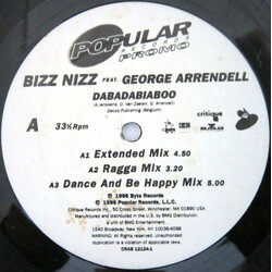 Bizz Nizz Dabadabiaboo USED VINYL 12INCH PROMO