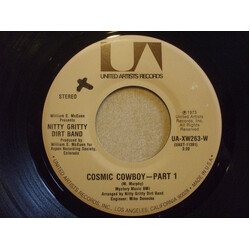 Nitty Gritty Dirt Band Cosmic Cowboy - Part 1 USED VINYL 7INCH 45 RPM