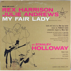Rex Harrison / Julie Andrews / Stanley Holloway / Alan Jay Lerner / Frederick Loewe My Fair Lady - Original Cast, Recorded In London Vinyl LP USED