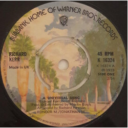 Richard Kerr A Universal Song USED VINYL 7INCH 45 RPM SINGLE