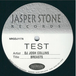 Joshua Collins Breasts USED VINYL 12INCH 33 S RPM SINGLE TEST PRESSING