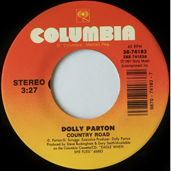 Dolly Parton Country Road Vinyl 7" USED