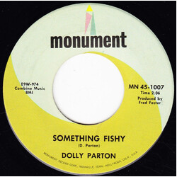 Dolly Parton Something Fishy / I've Lived My Life Vinyl 7" USED