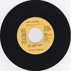 Dolly Parton Hey, Lucky Lady Vinyl 7" USED