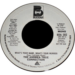 Andrea True Connection What's Your Name, What's Your Number USED VINYL 7INCH 45 RPM SINGLE PROMO STEREO MONO