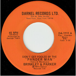 Brinkley & Parker (Don't Get Fooled By The) Pander Man USED VINYL 7INCH 45 RPM