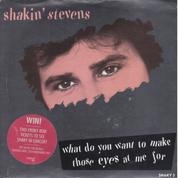 Shakin' Stevens What Do You Want To Make Those Eyes At Me For Vinyl 7" USED